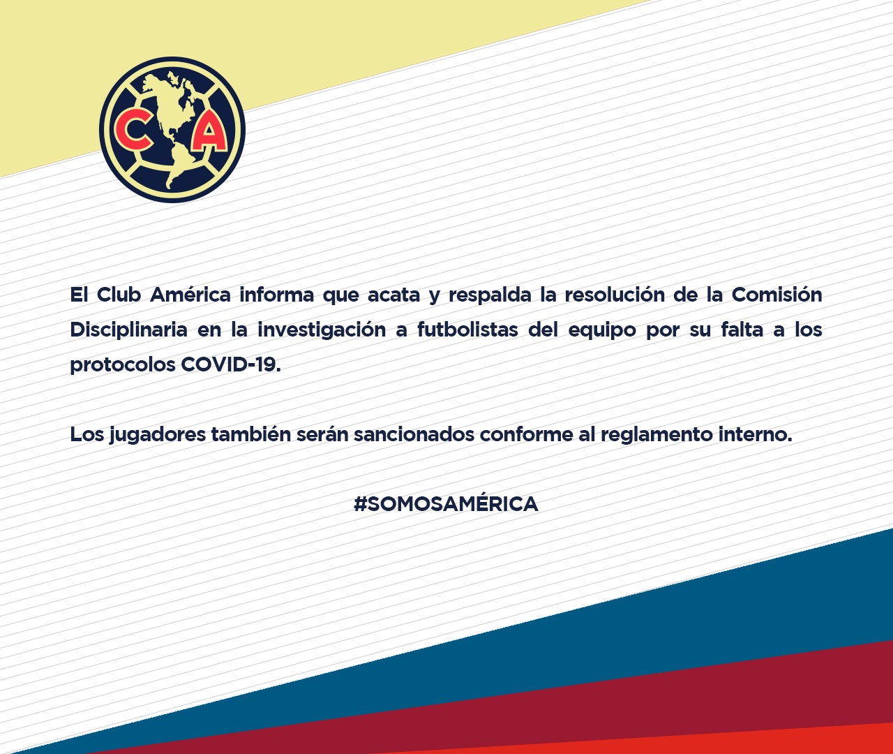 Comunicado del América