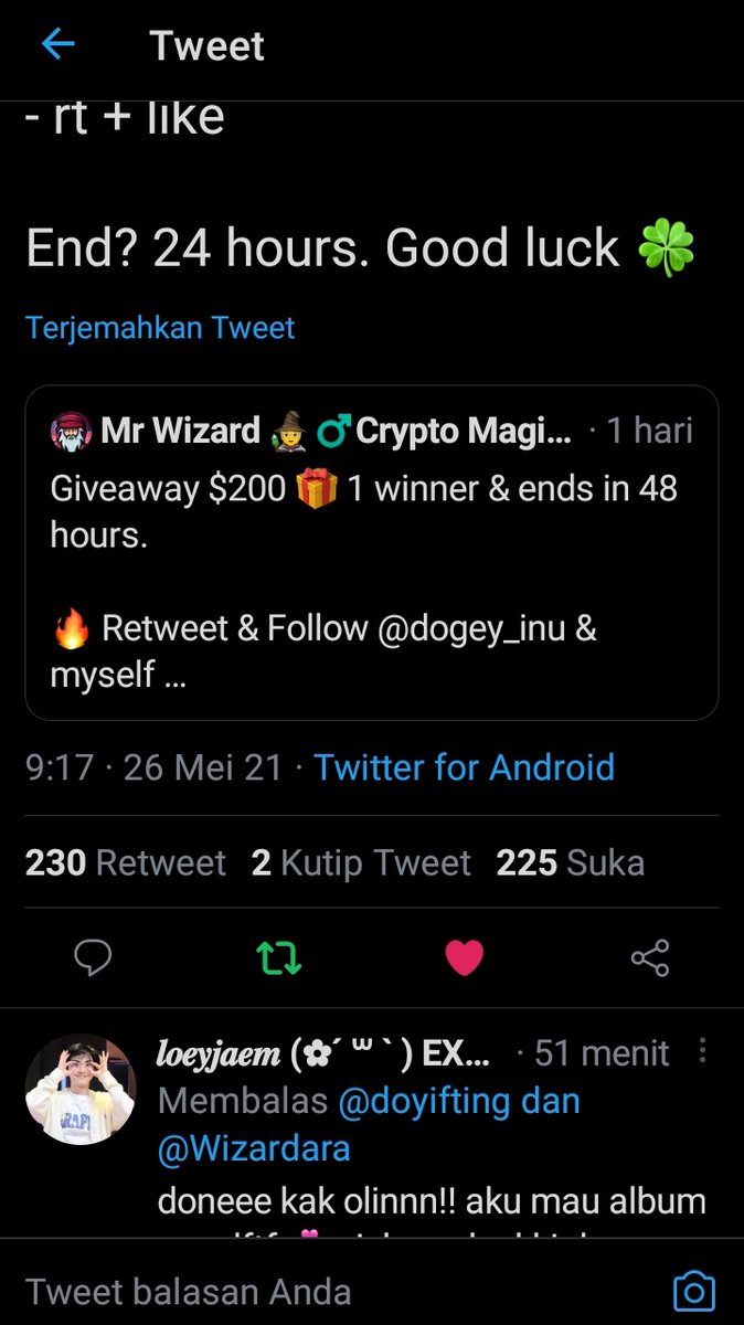 iammulfand's tweet photo. @doyifting @Wizardara all rules done, thank you udah ngadain GA. Wish me luck https://t.co/Y97EWz4hQ2