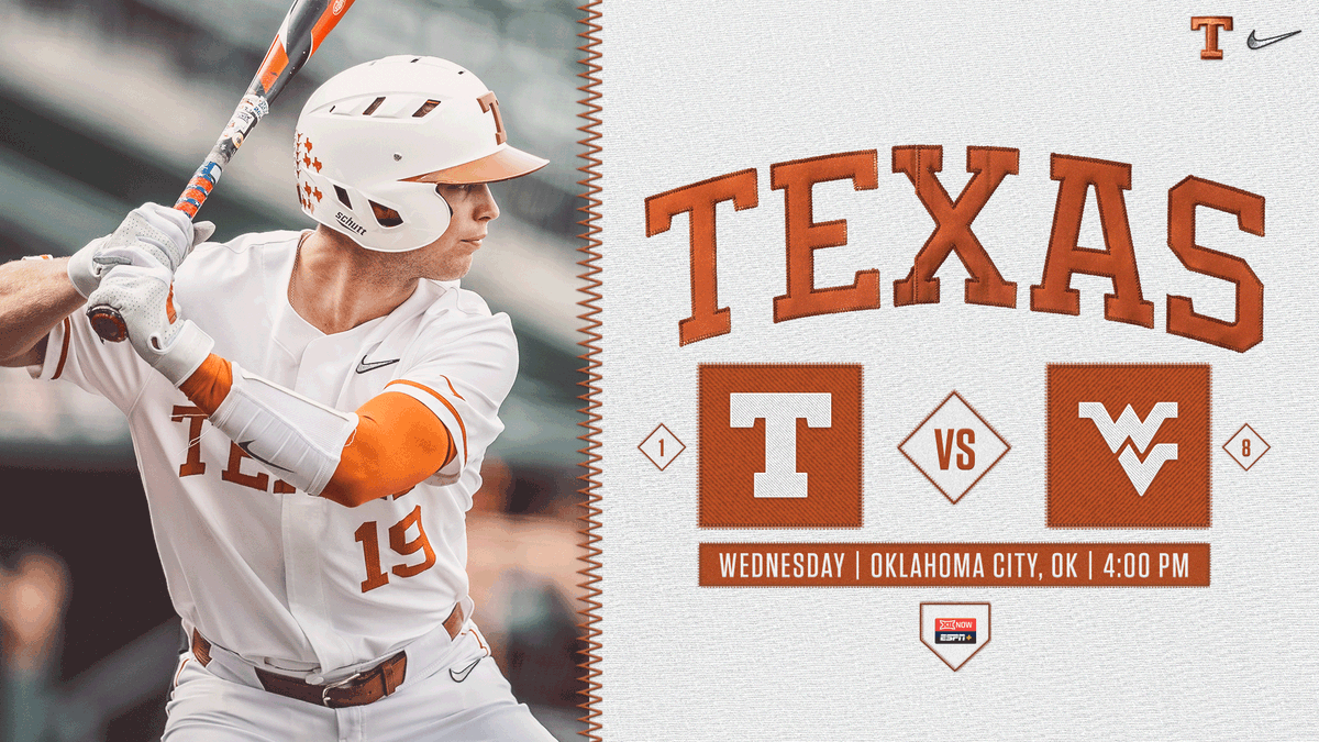 TexasBaseball's tweet photo. It's tourney time! 

https://t.co/7VNQ6Rpji8

#HookEm 🤘 https://t.co/NRZNAlkMKe