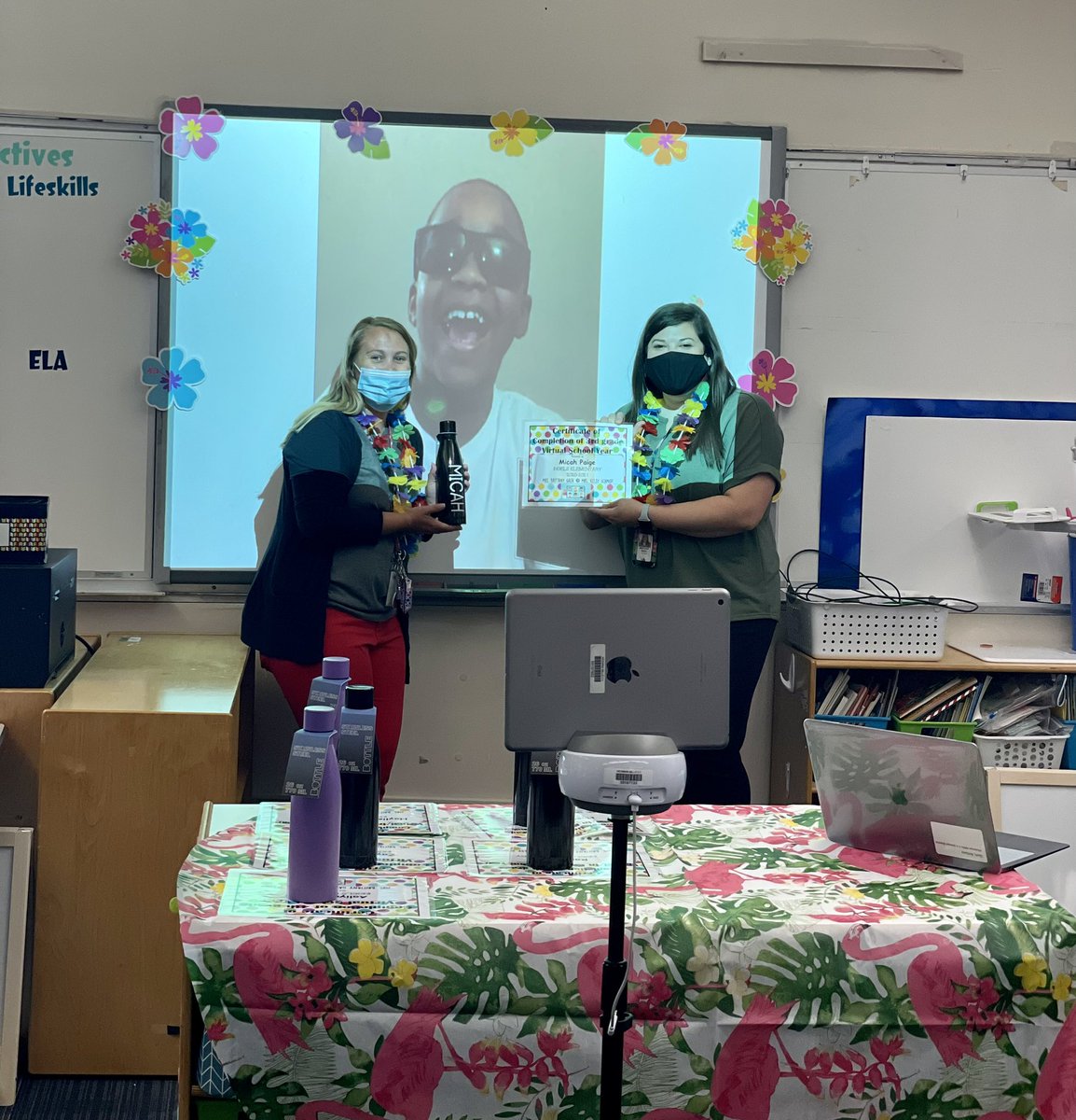 brittgash's tweet photo. We had a WELL DESERVED celebration with our students and families today! Teaching virtual and in-person is hard, but these kids showed up every day, happy about it and ready to learn in both places. We have great students &amp; supportive families that made it happen! https://t.co/lnJekKOeSJ