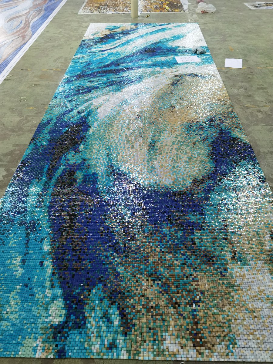tilendco's tweet image. Handmade Abstract Mosaic Picture