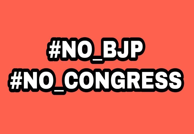 BAN BJP
BAN CONGRESS 
And not Twitter, Facebook   
#BJP_Fears_SocialMedia 👈

<a href="/WamanCMeshram/">Waman Meshram</a> 
@TwitterIndia
<a href="/PMOIndia/">PMO India</a>
<a href="/Facebook/">Facebook</a>