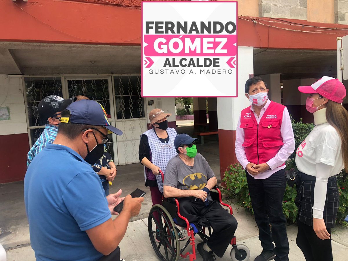 FernandoGmezRo5's tweet photo. Seguimos recorriendo la Alcaldía Gustavo A. Madero! #SomosLaOlaRosa. #VotaFuerzaXMéxico https://t.co/Si459LzinD
