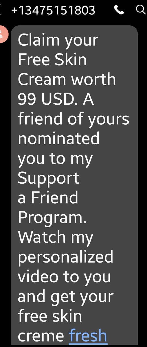 Specneedsmom4's tweet image. #SpamText number 2 for the evening. This one claims to be from Dr. Oz.🤦♀️
Do people actually click on this crap? #SpamTexts #Spam #EpicFail