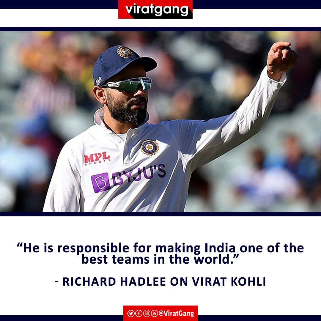 ViratGang (@viratgang) on Twitter photo Sir Richard Hadlee Is All Praise For Virat Kohli Ahead Of The #WTCFinal 🏆
<a href="/imVkohli/">Virat Kohli</a> • #TeamIndia • #WTC21 Sir Richard Hadlee Is All Praise For Virat Kohli Ahead Of The #WTCFinal 🏆
<a href="/imVkohli/">Virat Kohli</a> • #TeamIndia • #WTC21
