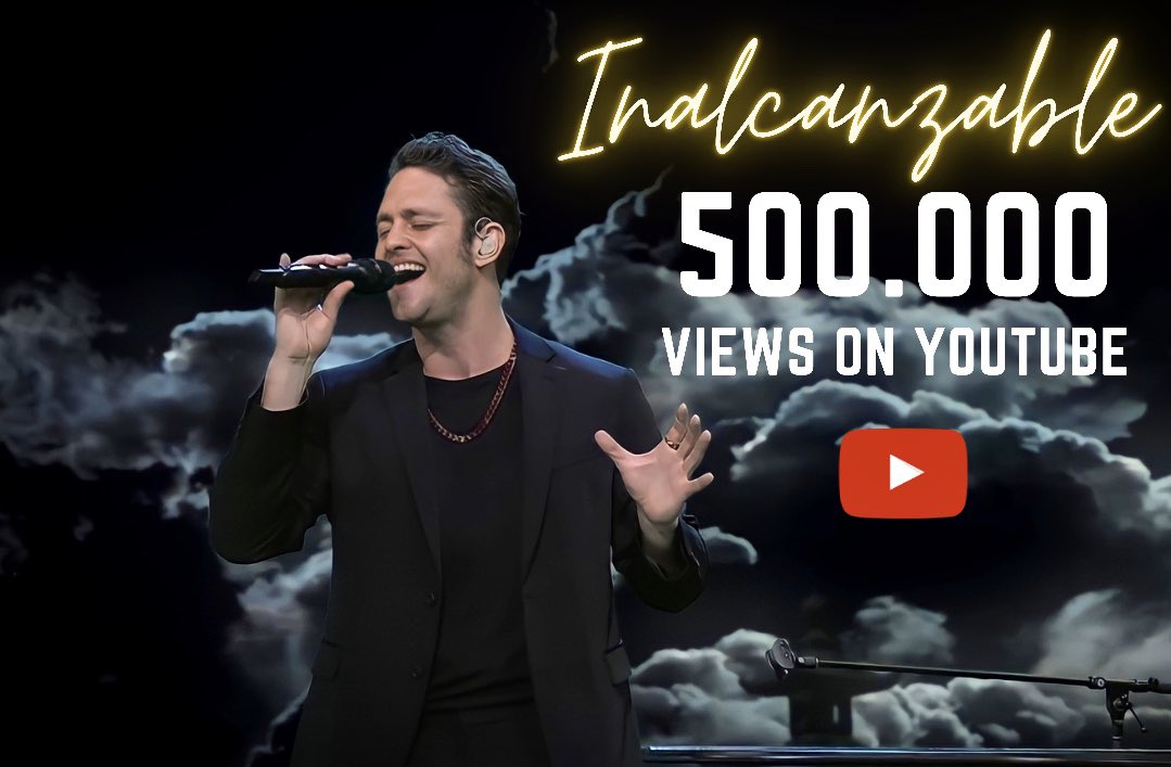 cvuloops's tweet photo. #INALCANZABLE acaba de chegar a 500 mil views no YouTube! 🤩
Continuem dando stream nesse hino, o 1M vem aí! 🌩 https://t.co/votsYgoE4Y