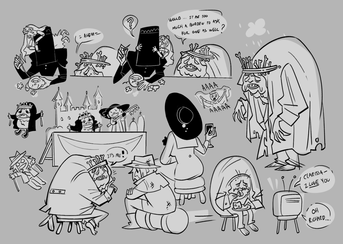 I keep drawing more scratchy resident 8 ideas and wanting to clean them all up.. anyway they all are taking such a special place in my heart up 