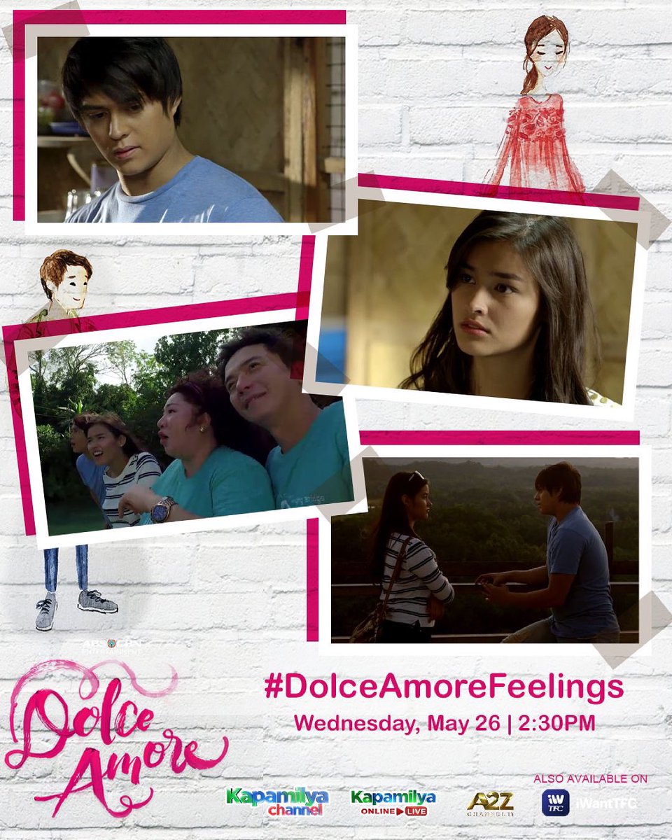 StarCreativesTV's tweet photo. EMOZIONI! 💕 

This Wednesday, Could this be the start of something?✨

#DolceAmoreFeelings MAMAYA NA 2:30PM pagkatapos ng It’s Showtime sa Kapamilya Channel, Kapamilya Online Live at A2Z Channel 11!

Also available on iWant TFC https://t.co/iy2htJHtBU