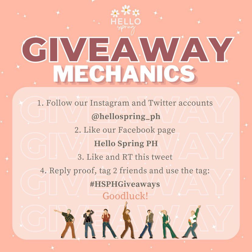 hellospring_ph's tweet photo. 📣 GIVEAWAY 📣

🕺🏻 BTS DYNAMITE PINS 🕺🏻

Mechanics below👇

🌸 Open to PH 🇵🇭 residents only
🌸 SF will be covered by the winners
🌸 Make sure to follow all mechanics, we will be checking!
🌸 One entry per account only 🤗 
🌸 You can only win once, to give chance to others 😊 https://t.co/tmObSmubFa