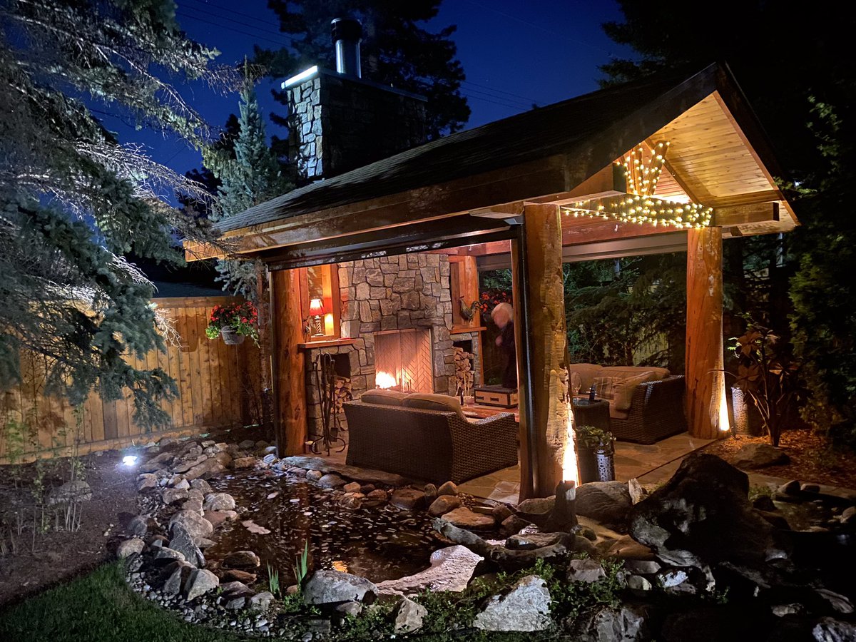 drdagly's tweet photo. I remember having to cut down two massive apple trees in our back yard because they were infested with worms and dying. It made me incredibly sad. I used the space, and that wood to make something better. A little place to hide away from the city and look out at the stars. https://t.co/FOHEJrB0x7