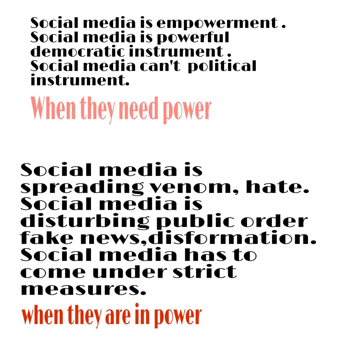 mujahid96327777's tweet photo. Bjp now remember 19(2).
When social media started to spread the facts of government failure.
#BJP_Fears_SocialMedia
#banned https://t.co/mAMruzUNyG