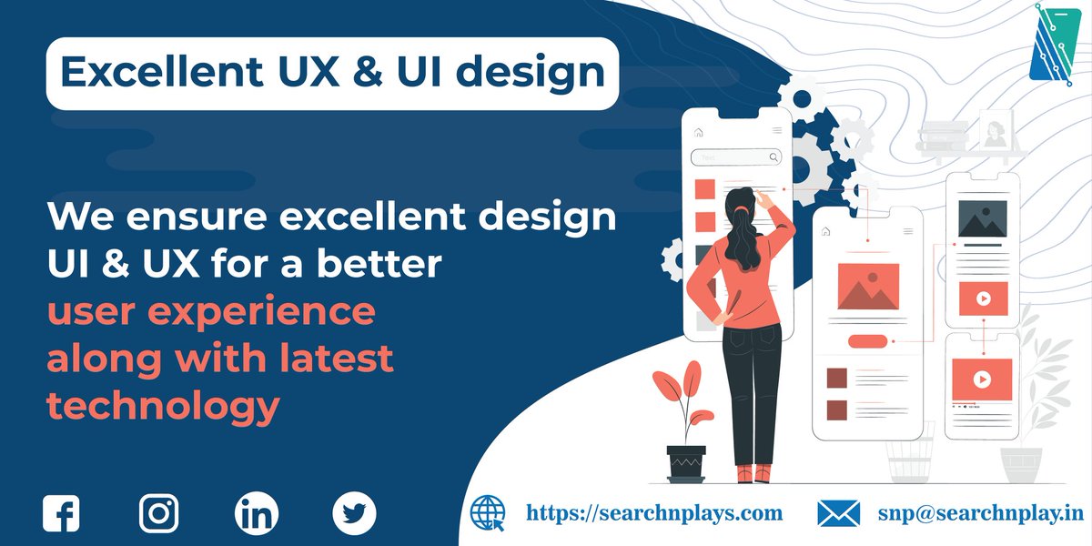 searchnplays's tweet photo. Our professional team of ux & ui designers provide you best design for better user experience
#searchnplay #appdevelopment #KotlinDeveloper #seo #uxdesign #uxdesigner #uidesig #mobileappdesign #mobileappdevelopment #java #javadevelopers #pyyhon #htmlcss #programming https://t.co/QTMY7sM1aJ