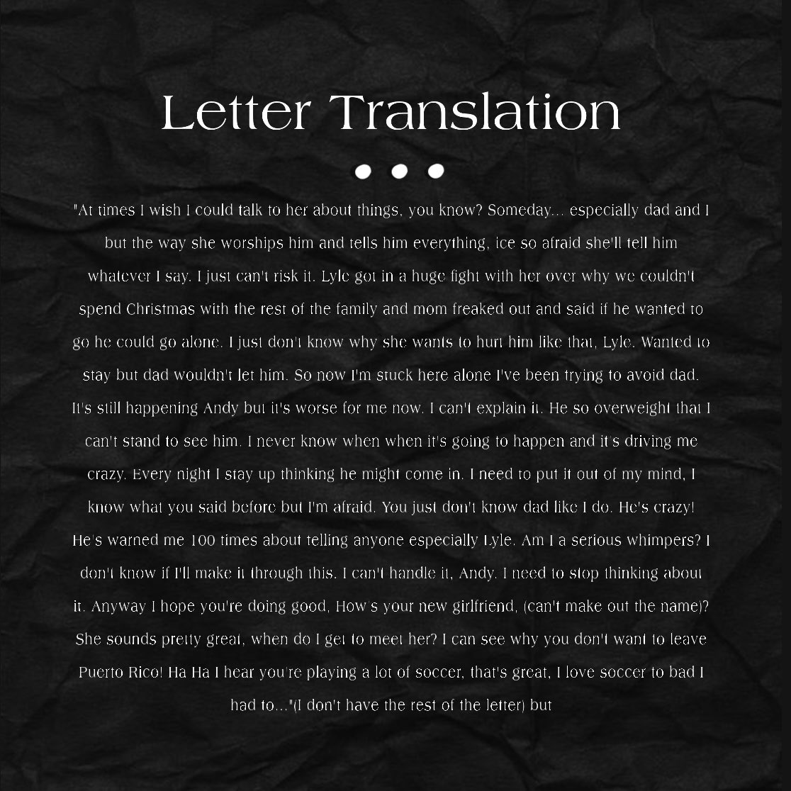 MenendezOffici1's tweet photo. Eriks Letter To His Cousin Andy Cano About The Abuse! #Justiceforthemenendezbrothers #abuseisreal #freethemenendezbrothers https://t.co/68hpi5v1DO