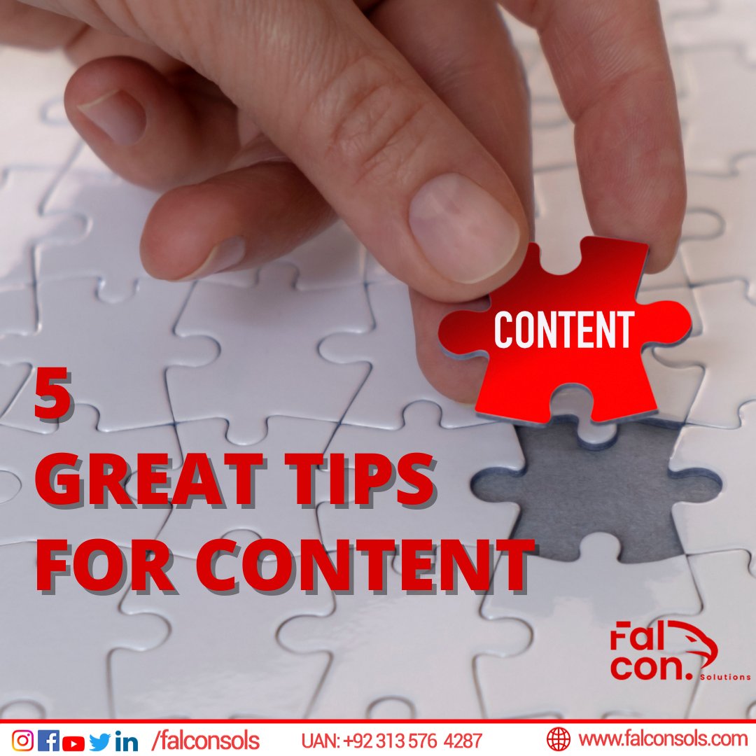 falconsols's tweet photo. Here we will tell you 5 great tips to write a catchy content

If you want to know what does a great content mean? Visit the link

https://t.co/zjgZ1UKBPN

https://t.co/a8sZWJRjGr

#falconsols #falconSolutions #contentwriting #NoLimite #Airblue #AsadToor #PashtunsRejectPashteen https://t.co/ZIBoEkywn6