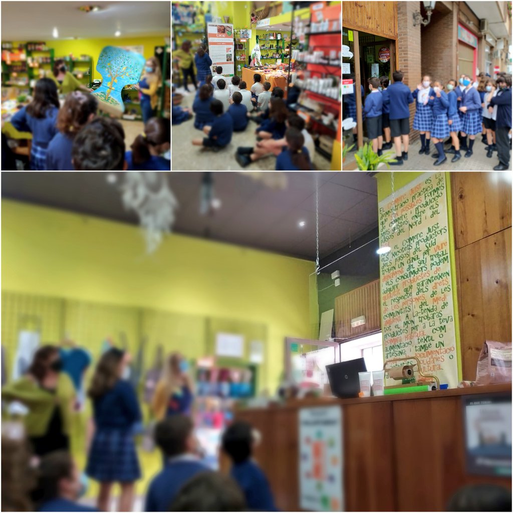 fecmips's tweet photo. SABOREANDO LA SOLIDARIDAD
🍫🍫🍫🍫🍫🍫
Nuestros chicos de #CuartoEP visitaron "La Tenda de Tot el Món", un establecimiento muy conocido de nuestra localidad que defiende el #ComercioJusto como alternativa de comercio sostenible y responsable.
#chocolateros @colegiosfec https://t.co/Ue768hoxQK