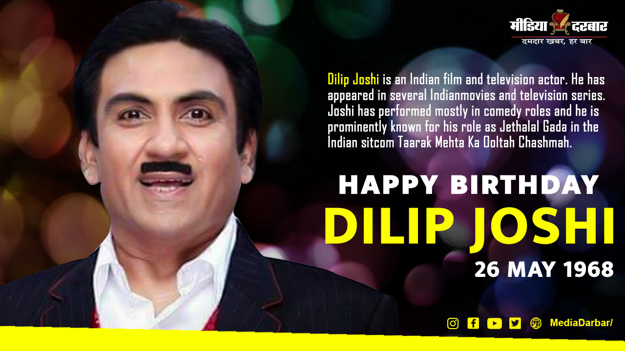 Wishing Happy Birthday To Dilip Joshi.   