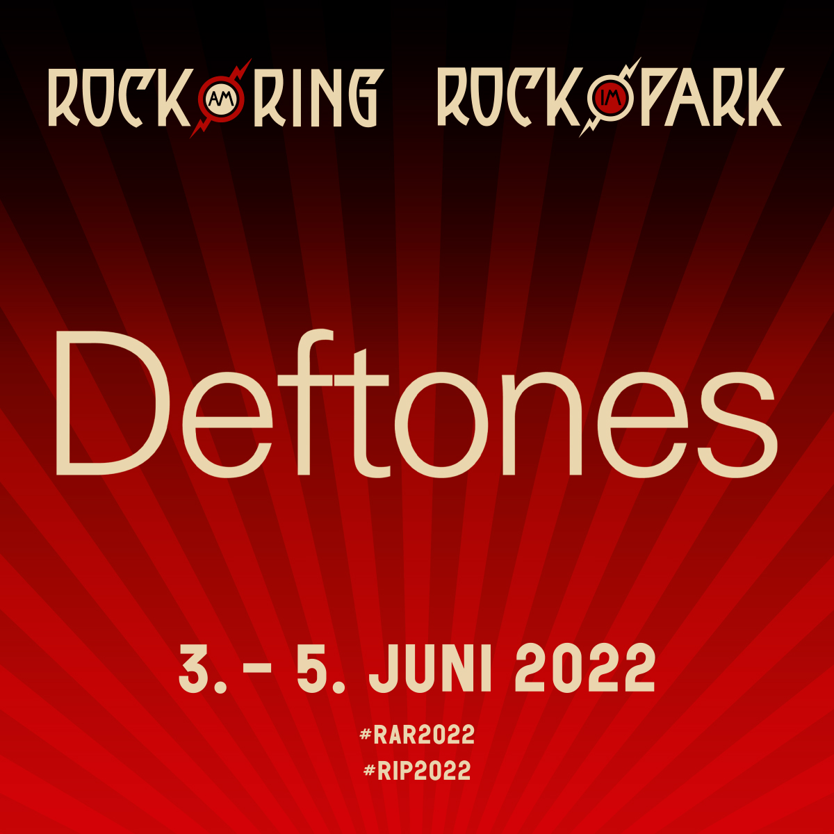 deftones's tweet photo. Germany – We’ll see you next June for @RockamRing and @RockimPark_com. Weekend tickets available now at https://t.co/PcheI1J7w2 #RAR2022 #RIR2022 https://t.co/wKVDeBx7I1