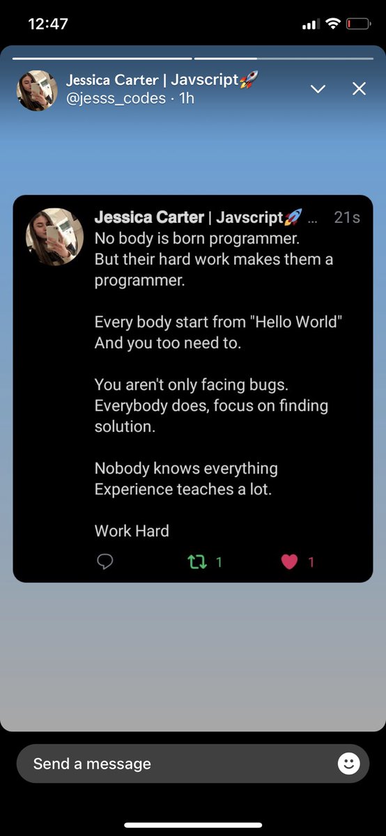 CodingBeer tweet picture