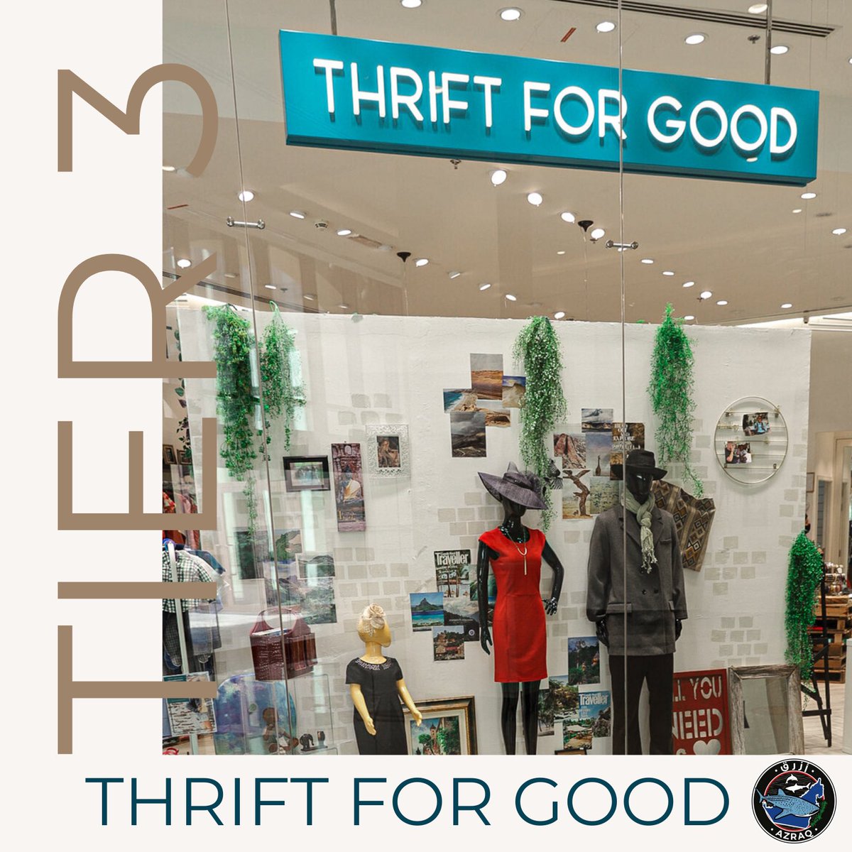 #ShopSustainableFashion

Introducing a new UAE fashion brand that have received the tick of approval from @azraqme:

TIER 3

@thriftforgood 

For more info or to join our directory, head to azraqme.org/uae-sustainabl… or email comms@azraqme.org and tell us about your brand! 💙