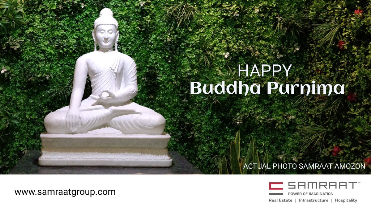 samraat_group's tweet photo. Today's Buddha Purnima’s full moon removes the darkness from our lives and guide us to the path of peace and enlightenment!
Samraat Group Wishing you all a Happy Buddha Purnima!
#BuddhaPurnima2021 #buddhajaynti #buddhism #buddhist #peace #2bhk #3bhk #flats #samraatgroup https://t.co/lDiQb1WWIP