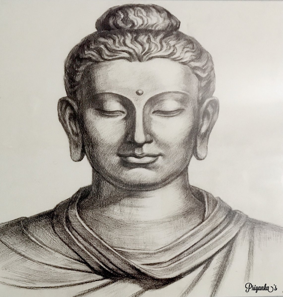 ‘Conquer the angry one by not getting angry; conquer the wicked by goodness; conquer the stingy by generosity, and the liar by speaking the truth’
: #Buddha
 #Dhammapada [Verse 223]

#BuddhaPurnima 
#OldSketch