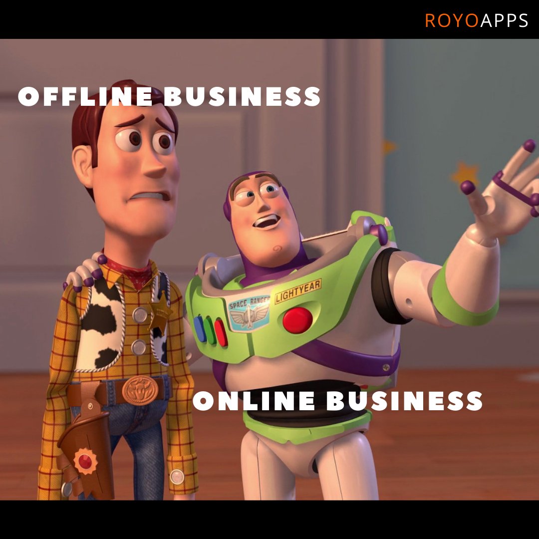 royoapps's tweet photo. Avoid being a Sheriff Woody & be a Buzz Lightyear instead😄
During this tough we all have come up with different solutions🙌. One of them being taking your #businessonline! Get in touch with #RoyoApps for a free demo! https://t.co/Uxd0vXdSft
#mobileapp #business #businessUAE https://t.co/CWafJaj8Zd