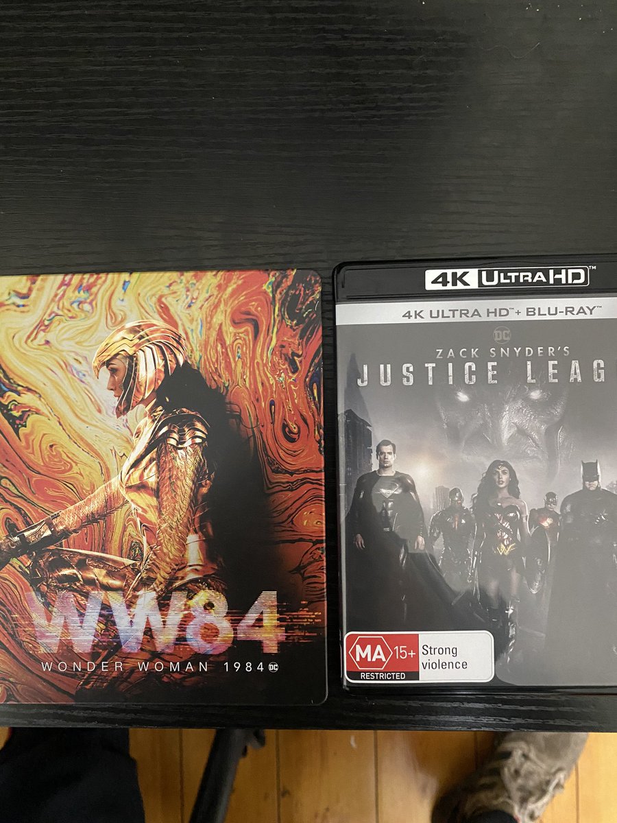 Absolutely stoked with my purchase today!! Didn’t even know that the Snydercut was available on blue ray yet.

A pleasant surprise 😎
#ZackSnydersJusticeLeague #SnyderCut