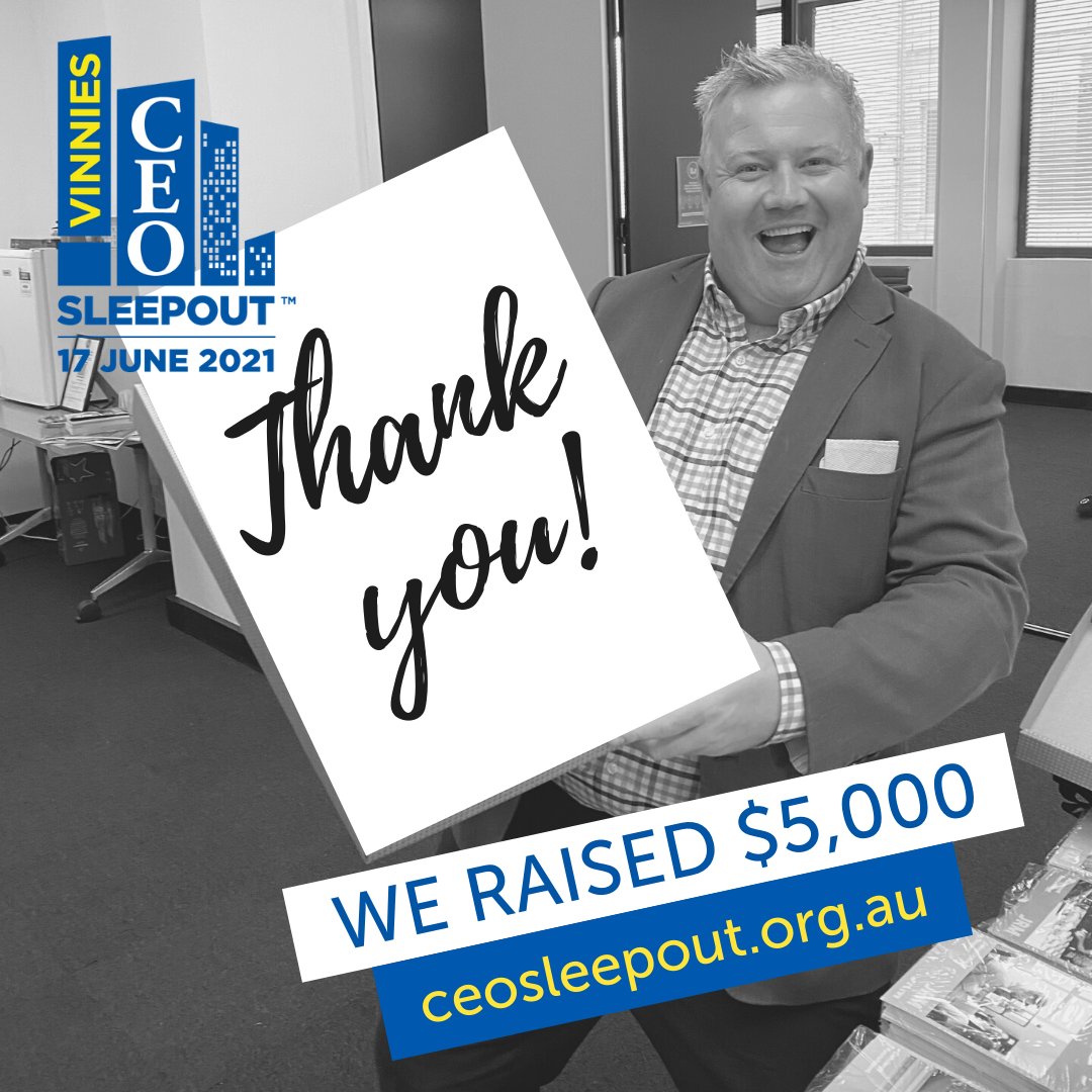 Huge thanks to everyone who's helped James raise $5k for the #ceosleepout next month. If you haven't donated it isn't too late. Every little bit helps. Jump online &amp; donate: loom.ly/Sv_NlGY
<a href="/ceosleepout/">CEOSleepout</a> @vinniesshops @chefjamesmetcalfe
#jrm #jrmhospitalityandrecruitment