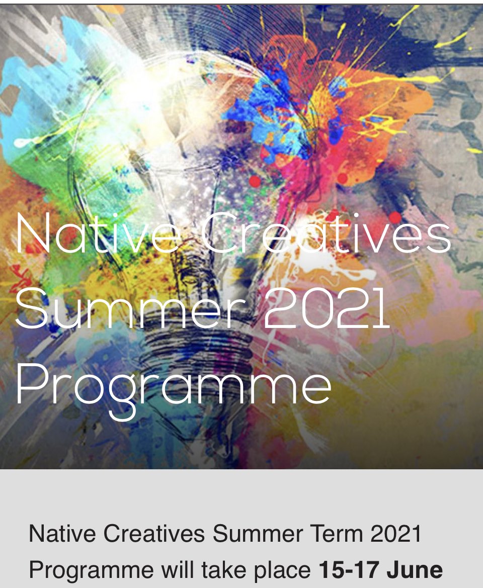 All Arts teachers are invited to the third amazing #NativeCreatives event in June, 3 evenings of reflective thinking and inspiring talks. Sign up now. You can’t miss this. Just what we need as term ends nnfestival.org.uk/festival-bridg…