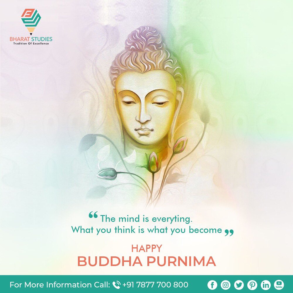 May Buddha Purnima herald a new phase of happiness, contentment, good health and tranquillity.

Happy Buddha Purnima!!
.
.
.
#buddha #buddhism #meditation #buddhist #love #zen #peace #yoga #india #buddhaquotes #dharma #jaybhim #spiritual #art #bhim #bharatstudies #Exam2021