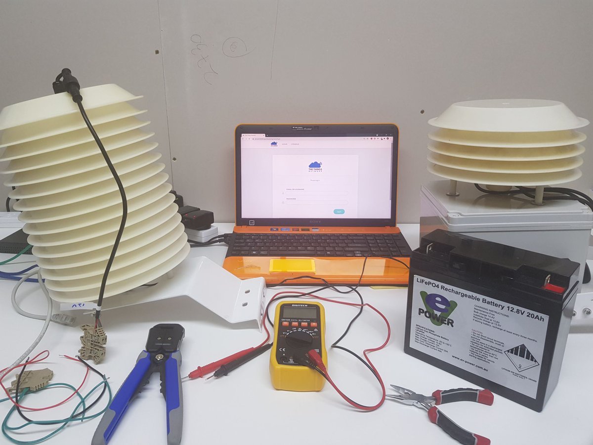 OneWiFiAu's tweet photo. The team configuring and testing some Air Quality Monitoring sensors that will be connected via LoRaWAN and visualised on https://t.co/nEMinrr8s3 - Environmental IoT
#environmentalmonitoring #airquality #pollution #dustparticles #lorawan #lpwan #thethingsnetwork #onewifi https://t.co/8tS16xIC6o