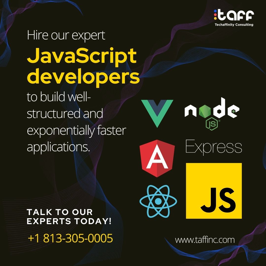 TAFF_Inc's tweet image. Hire world's top Javascript developers to work on your next digital project.
Call +1 813-305-0005 to hire now!
Website: taffinc.com/javascript.html
#javascriptdevelopers #javascriptprojects @javascript #Angular #nodejs #Reactjs #Vuejs
#javascript #javascripts #taffinc #language