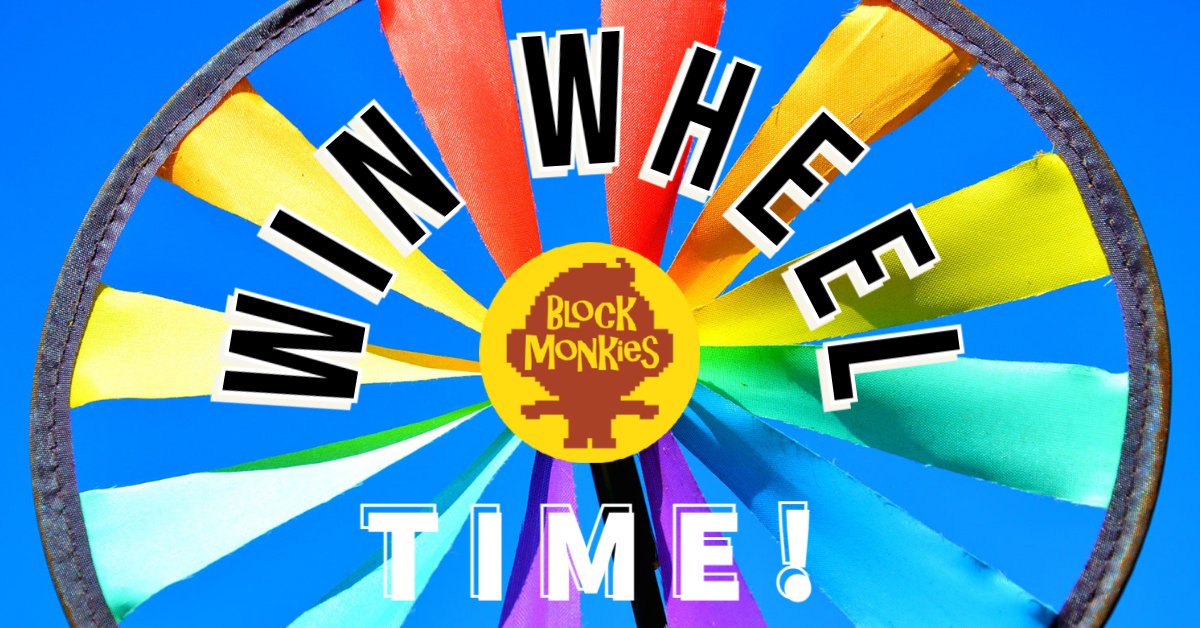 BlockMonkies's tweet photo. It's #WinWheel timeโฆ soon. Subscribers, set your wallets to stunned!
https://t.co/ph6F45RKUY
#subscriberswithbenefits #giveaway #nft #drop #ultrararenft #spin #winner https://t.co/4OmoJwsfZv