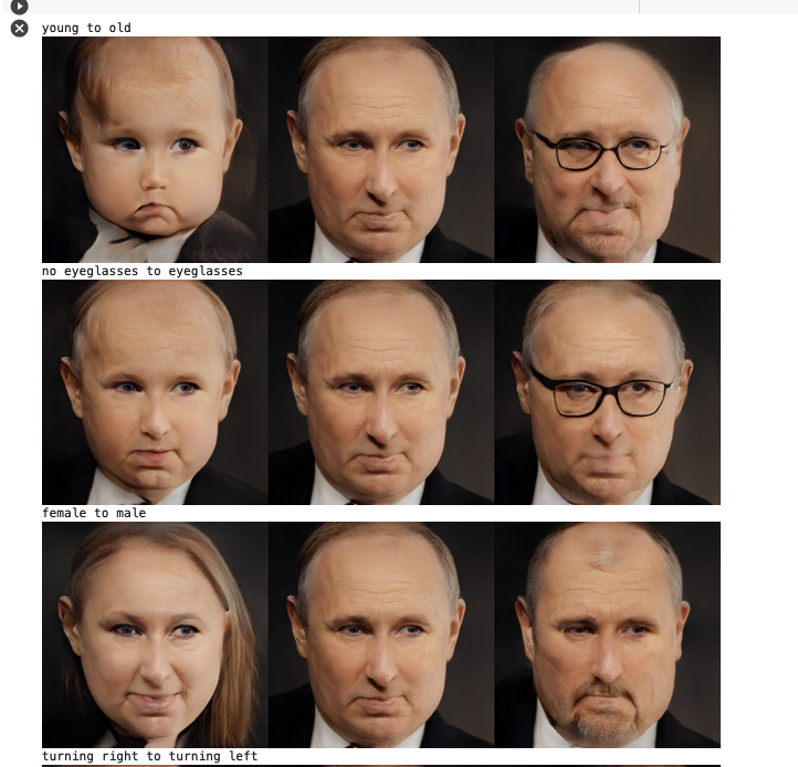 Editing real images with GANs!

First “invert” or encode the image into the latent space of a GAN.

Then add and subtract features.

See how: colab.research.google.com/github/ml4a/ml…