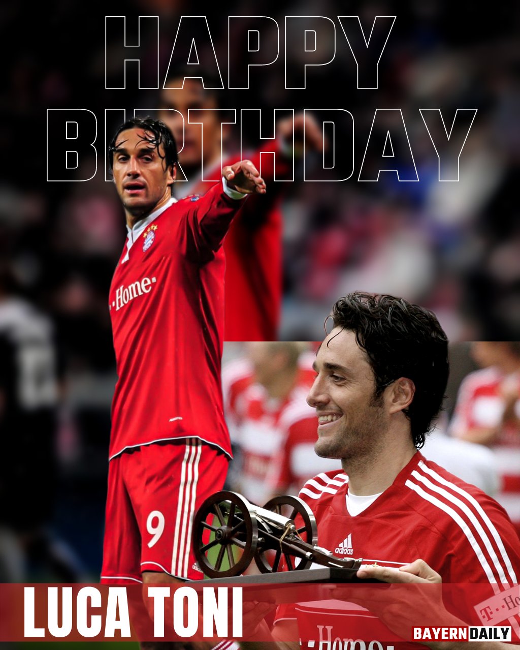 Happy birthday: Luca Toni       