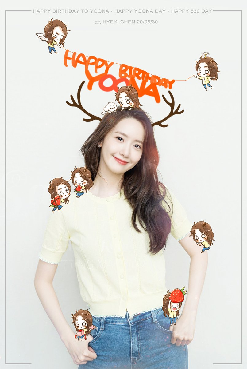 생일 축하합니다😍
생일 축하합니다😘
사랑하는 윤아씨🥰
생일 축하합니다🥳
#YOONA #윤아
#YoonAs_Birthday
#HappyYoonaDay 

#천하제일_융데이_축하대회 <a href="/GirlsGeneration/">Girls' Generation</a>