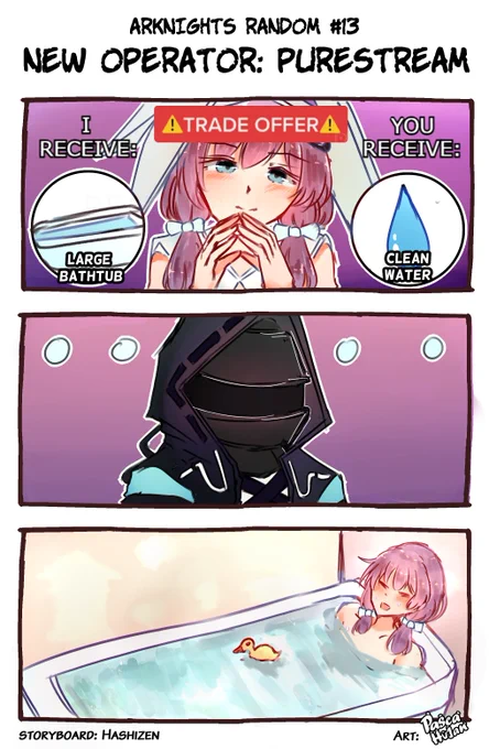 New Operator: Purestream
---
#明日方舟 #アークナイツ #명일방주 #Arknights 

*Commissioned by 
@HashizenSama 