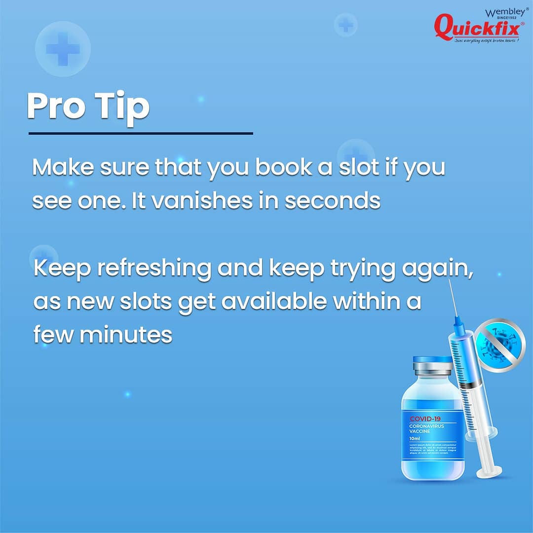 Here's some tips for the #VaccineRegistrationProcess 
Do the right thing and get vaccinated today!

#covid19 #covid19india #covidindia #indiafightscorona #coronavirus #covidvaccine #vaccinationdrive #vaccination #vaccine #getvaccinated #immunity #staysafe #medical #treatment