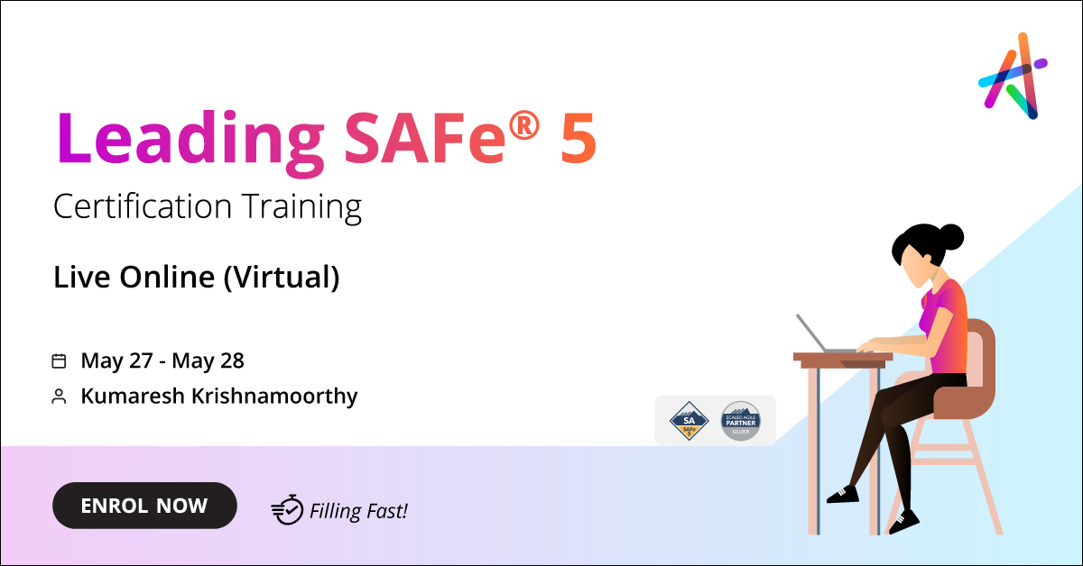 KnowledgeHut's tweet image. Master in-demand SAFe® skills and drive business agility across the enterprise. The Leading SAFe® certification helps you gain a competitive edge in the job market.  

Visit: bit.ly/LeadingSAFeCer…

#agile #agileclube #agiletraining #agilent #scrum #Leadingsafe #KnowledgeHut