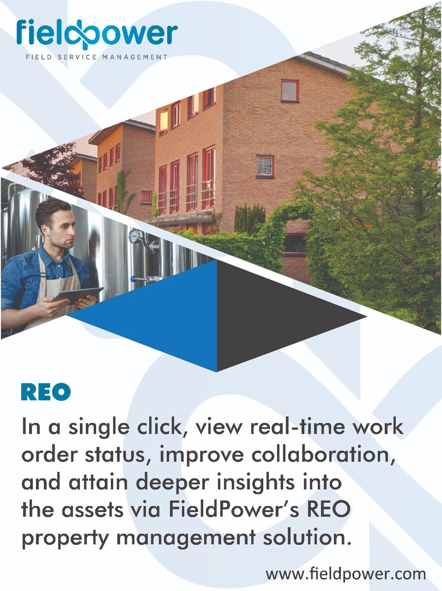 FieldForceAuto's tweet photo. In a single click, view real-time work order status, improve collaboration, and attain deeper insights into the assets via FieldPower’s REO property management solution.
Dial now and get a demo!

https://t.co/IlURLhkOt8

#IoT #FSM #ServiceManagement https://t.co/htoVoHsyx4