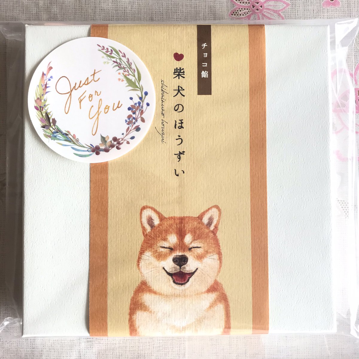 お家帰ったら、
たけぽんから誕生日プレゼントが届いてた。
柴犬のチョコ餡ほうずい
めっちゃ可愛いやないですかぁ〜^^
食べられん^^💦💦 