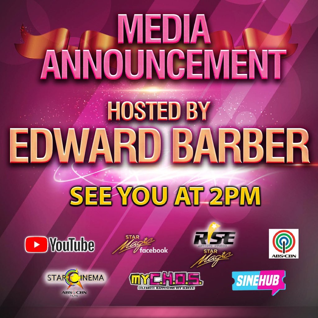 iamrainlouise's tweet photo. Umuulan ng Blessings kay EDWARD , pero wag naman pong surprise lagi.hahaha
D kami makaprepare eh.

MEDIAnnouncement withEDWARD 

#MayWard 
@Barber_Edward_ @maymayentrata07 https://t.co/TSHRrheyFj