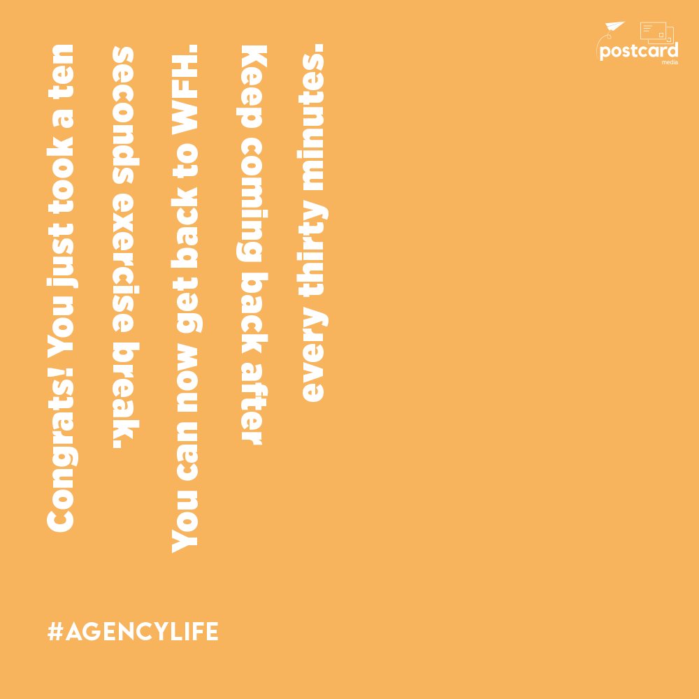 PostcardMedia's tweet photo. Give us a nod if you’re feeling relaxed already! 🧘🏻♀️
.
.
#postcardmedia #agencylife #socialmedia #wfh #contentmanagment #digitalmedia #digitalmarketingagency #socialmediaagency https://t.co/f4rnZqWZSi