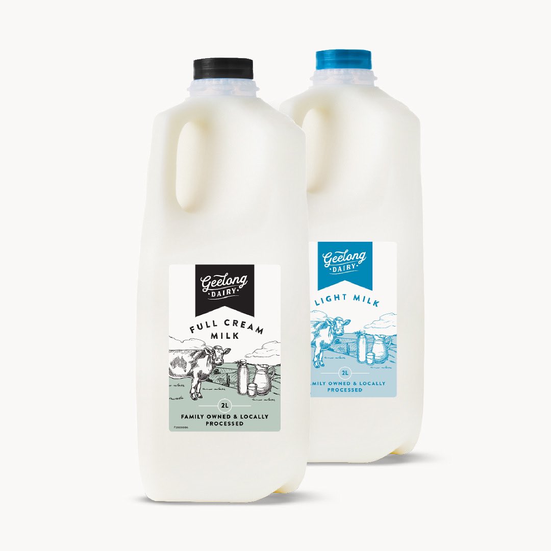 Furthering our commitment to supporting regional Victoria we have released Geelong Dairy milk! Now available across Geelong and surrounding areas. #supportlocal #geelong #familybusiness #dairy