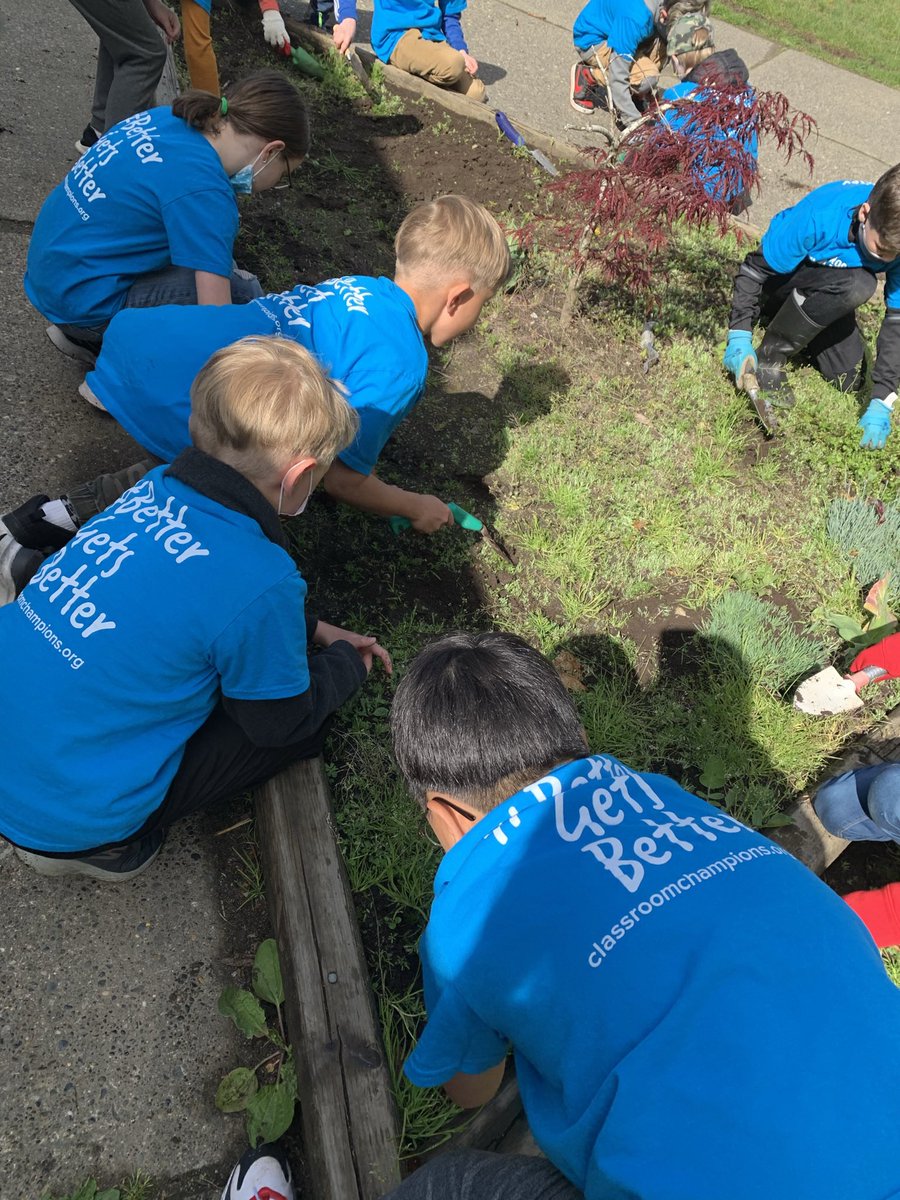 MrsASekhon's tweet photo. Day 1 action from the @ShawInfo #communityweek with @Surrey_Schools. We took advantage of the sun... seeing progress! Stay tuned! #teamwork #tupschamps @tups4 We have have more beauties to add! https://t.co/yxoE1Z6VVw
