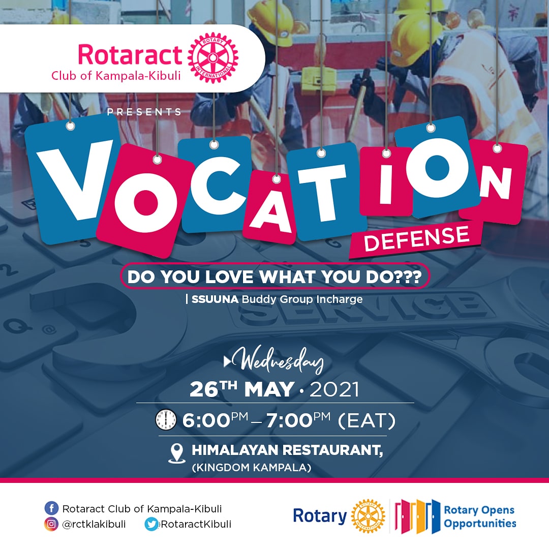 RotaractKibuli's tweet photo. " Where your talents and needs of this world cross, there's your vocation." ~ Aristotle

Do you us this Wednesday evening for an insightful fellowship.

Cheers

#kibuliprbooth https://t.co/RKcoel7YEe