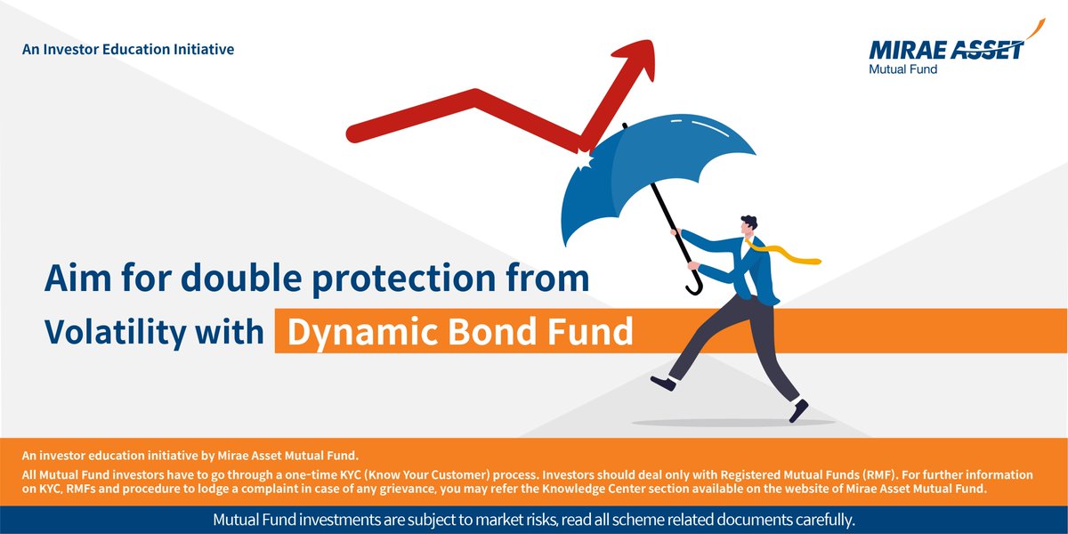 MiraeAsset_IN's tweet photo. Aim to Optimise your portfolio risks during volatile times.
Click here to know more: https://t.co/M00Po5J1lI
#DynamicBondFund #MiraeAsset #DebtFund #MiraeAssetMutualFunds #DebtMutualFunds #MiraeAssetIndia #MutualFunds #MutualFund https://t.co/vZ51CQ3ghI
