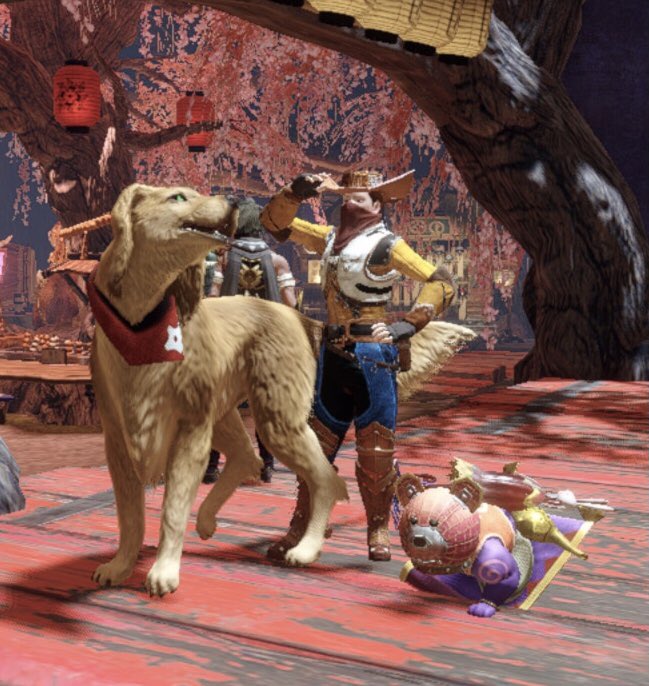 ちなみにオトモはバスターとロッツォ