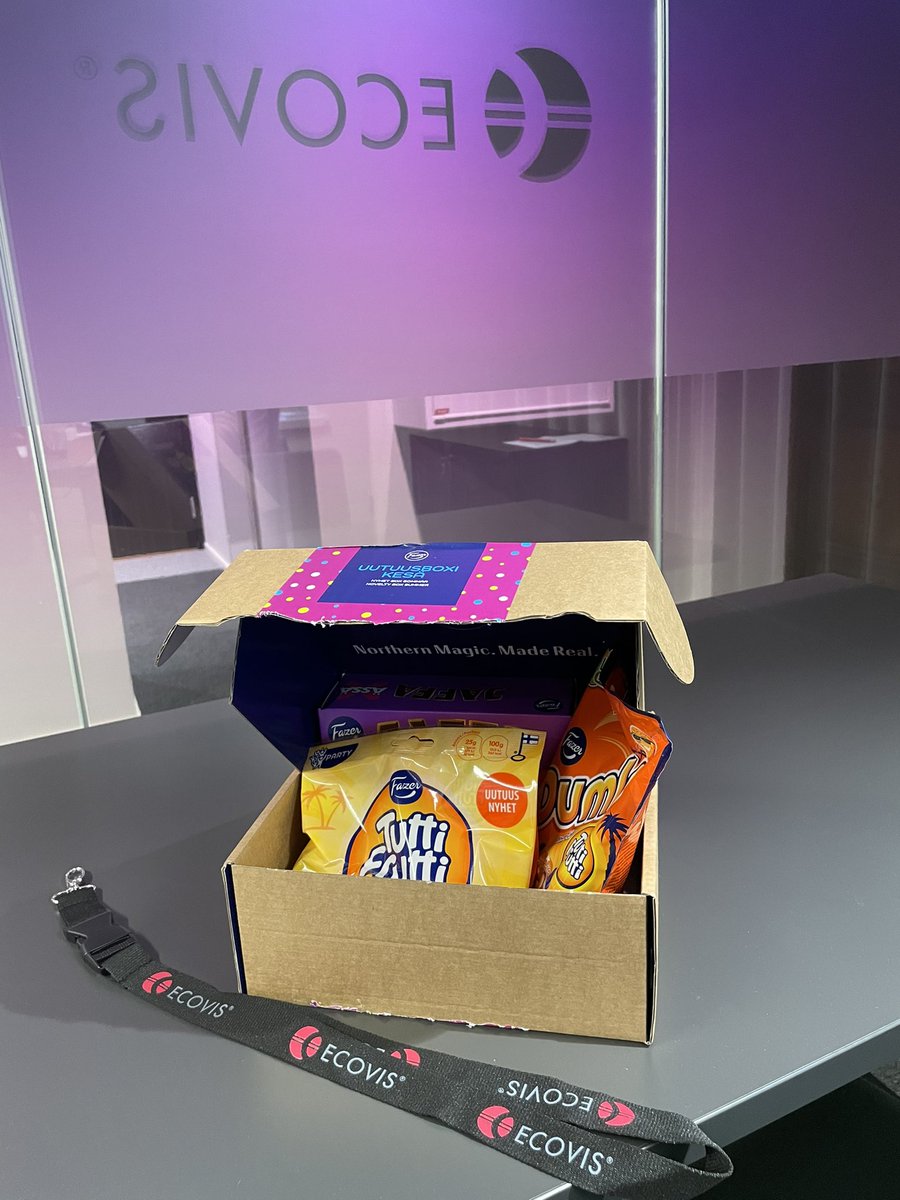 Lähetti toi yhteistyökumppanilta kesäyllätyksen🤩 Ecovis SGO Solutions henkilökunta kiittää #ecovis #lounea #therefore