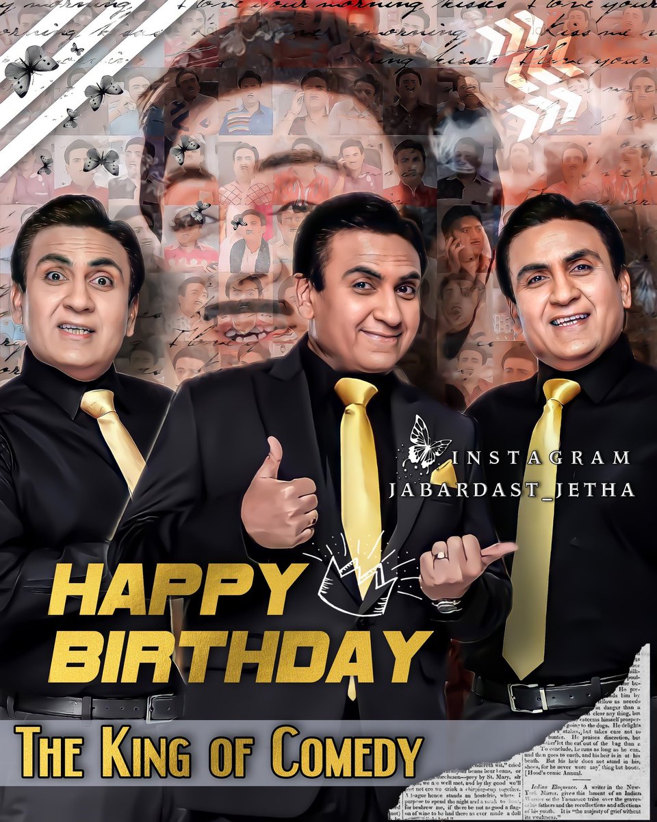 Jabardast_Jetha's tweet photo. Happy Birthday Sir @dilipjoshie ❤️❤️
Thank you so much for everything 🙏
U are truly the Gift of God ❤️❤️
Stay happy stay safe and keep showering your blessings upon us 🙏
Once again Happy birthday sir 🎂
Jai Swaminarayan 🙏🙏
@TMKOC_NTF
@dilipjoshie https://t.co/SSlbDw11Pf